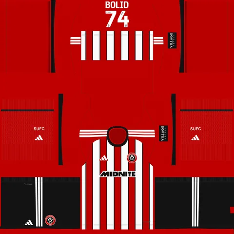 Maillot Domicile 3D Sheffield United
