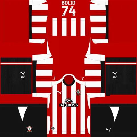 Equipación Local 3D del Southampton