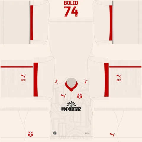 Equipación Tercera 3D del Southampton
