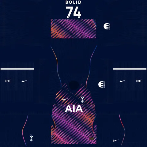 Equipación Visitante 3D del Tottenham