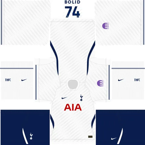 Equipación Local 3D del Tottenham