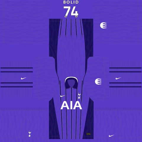 Equipación Tercera 3D del Tottenham