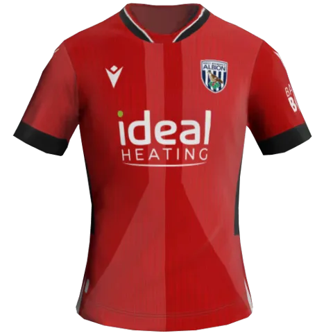 Equipación Visitante 2D del West Brom