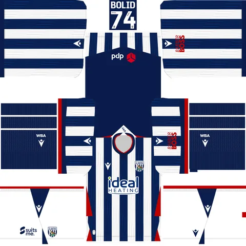 Equipación Local 3D del West Brom