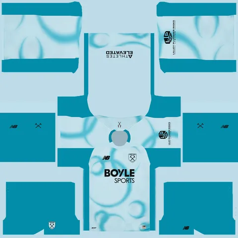 Uniforme Terceiro 3D do West Ham