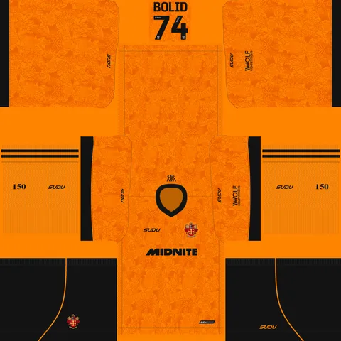 Wolves İç Saha 3D forması