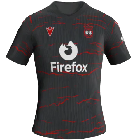 Uniforme Reserva 2D do Wrexham