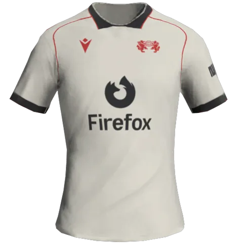 Uniforme Terceiro 2D do Wrexham