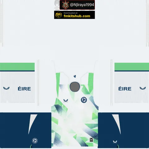 Republic of Ireland Away 3D kit