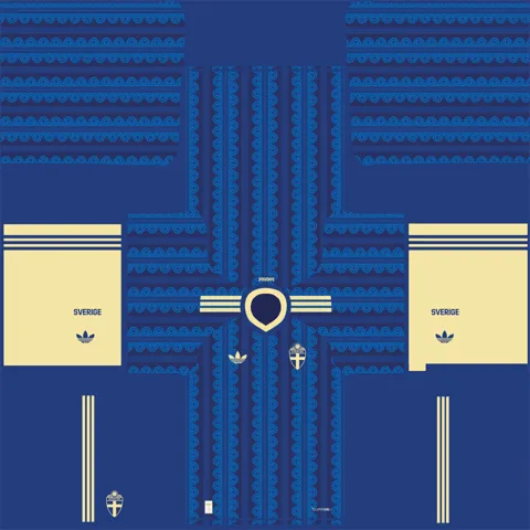 Sweden Away 3D kit