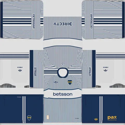 Boca Juniors Deplasman 3D forması