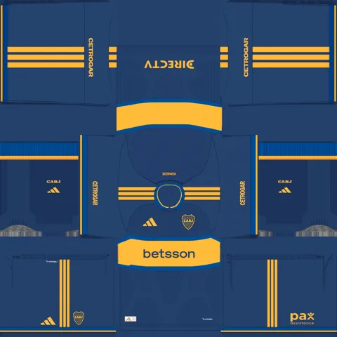 Boca Juniors İç Saha 3D forması