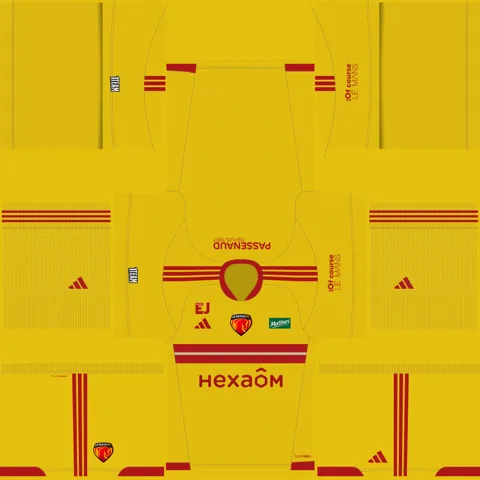 Equipación Visitante 3D del Le Mans FC
