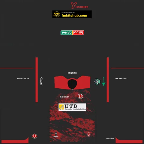 Equipación Tercera 3D del Universitario de Vinto