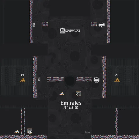Equipación Tercera 3D del Lyon