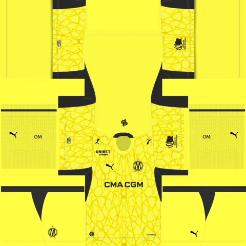 Uniforme Principal Goleiro do Marseille