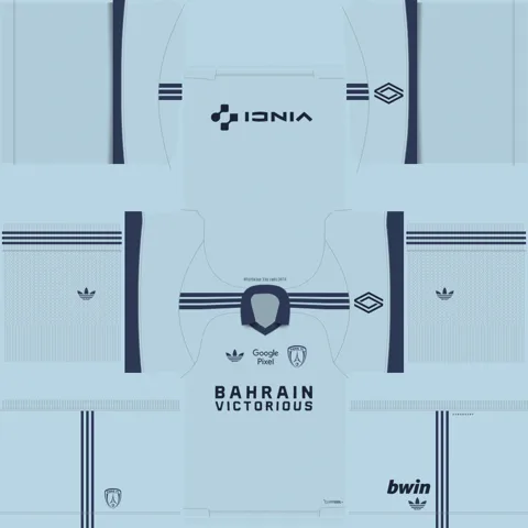 Equipación Visitante 3D del Paris FC
