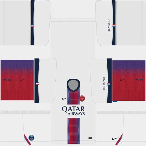Equipación Visitante 3D del Paris Saint-Germain