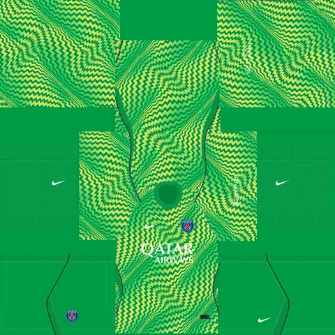 Equipación Tercera Portero del Paris Saint-Germain