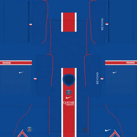 Equipación Local 3D del Paris Saint-Germain