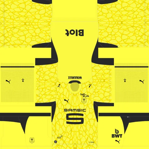 Equipación Tercera Portero del Rennes