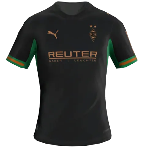 Equipación Visitante 2D del Gladbach
