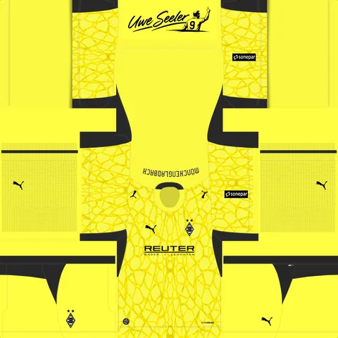 Equipación Local Portero del Gladbach