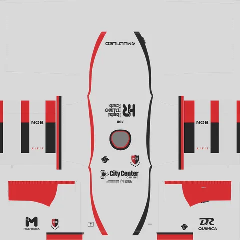 Newell's Old Boys Deplasman 3D forması
