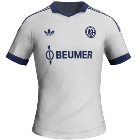 Equipación Visitante 2D del Schalke 04