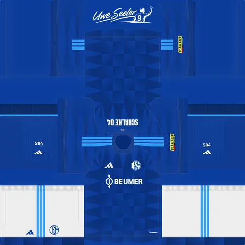 Equipación Local 3D del Schalke 04