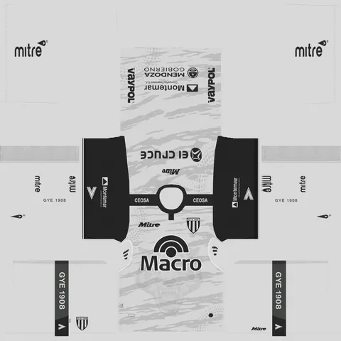 Equipación Visitante 3D del Gimnasia (Mendoza)