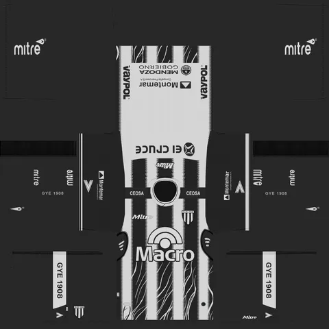Equipación Local 3D del Gimnasia (Mendoza)