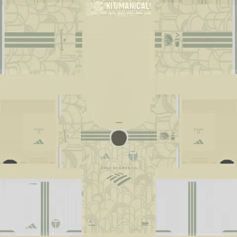 Portland Timbers Away 3D kit